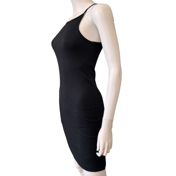 New NOISY MAY Women's Black Riba Edda Sleeveless Short Dress Size L FALL - Picture 4 of 8